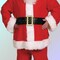 Mens Complete Santa Suit Costume Ten Piece Set for Holiday Parties and Halloween